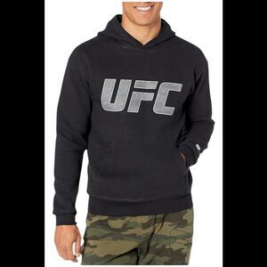 UFC Men's Hi-Density Texture Hoodie Black - Regular